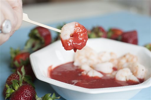 Food Strawberry Shrimp Cocktail